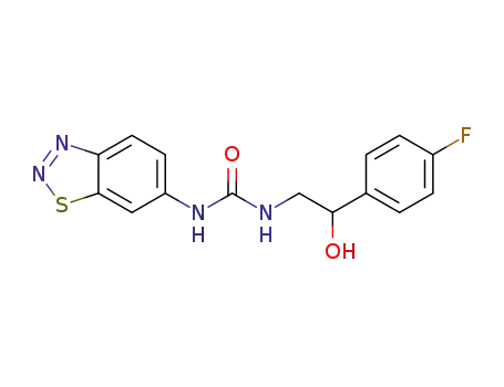C<sub>15</sub>H<sub>13</sub>FN<sub>4</sub>O<sub>2</sub>S
