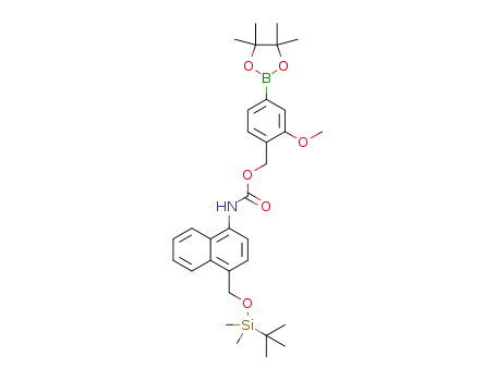 C<sub>32</sub>H<sub>44</sub>BNO<sub>6</sub>Si