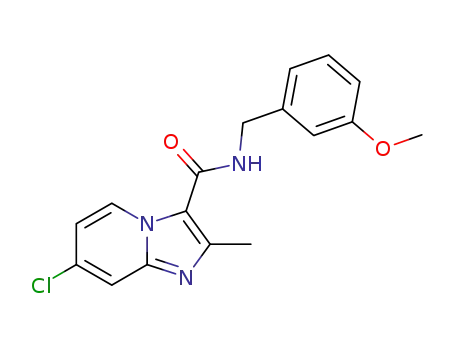 7-chloro-N-(3-methoxybenzyl)-2-methylimidazo[1,2-a]pyridine-3-carboxamide