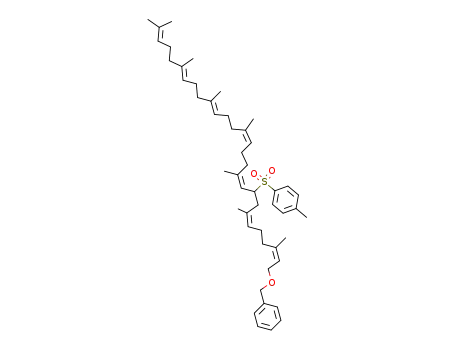 9-(R/S)-p-toluenesulfonyl-3,7,11,15,19,23,27-heptamethyloctaeicosa-2Z,6Z,10Z,14Z,18E,22E,26-heptaen-1-ol benzyl ether