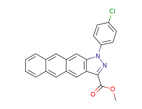 methyl 1-(4-chlorophenyl)-1H-naphtho[2,3-f]indazole-3-carboxylate