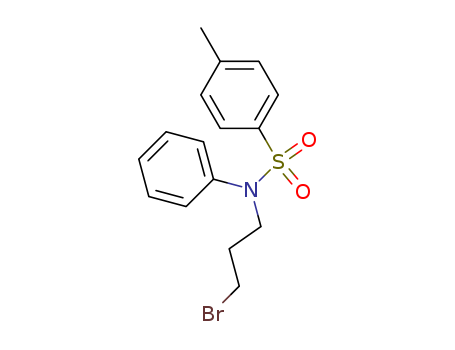 Benzenesulfonamide,N-(3-bromopropyl)-4-methyl-N-phenyl- cas  737-14-4