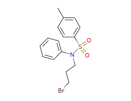 Molecular Structure of 737-14-4 (N-(3-bromopropyl)-4-methyl-N-phenyl-benzenesulfonamide)
