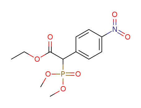 ethyl 2-(dimethoxyphosphoryl)-2-(4-nitrophenyl) acetate