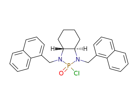 Molecular Structure of 1531629-95-4 (N,N'-di-(1-naphthylmethylene)-1,2-cyclohexyldiamino N-phosphonylchloride)