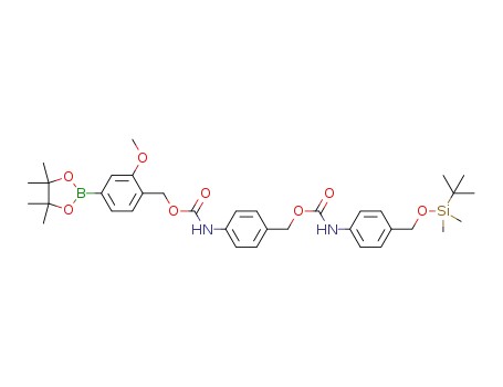 C<sub>36</sub>H<sub>49</sub>BN<sub>2</sub>O<sub>8</sub>Si