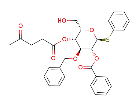 phenyl 2-O-benzoyl-3-O-benzyl-4-O-levulinoyl-1-thio-α-L-idopyranoside