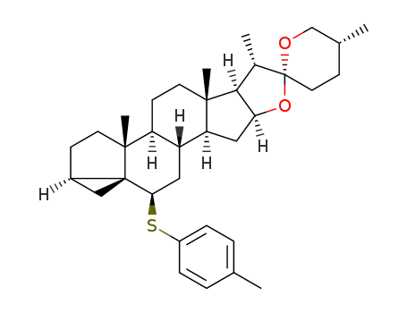 6β-p-tolylsulfanyl-3α,5α-cyclo-25R-spirostane