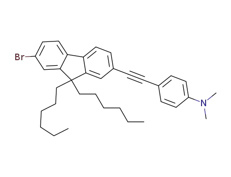 4-[(7-bromo-9,9-dihexyl-9H-fluoren-2-yl)ethynyl]-N,N-dimethylaniline