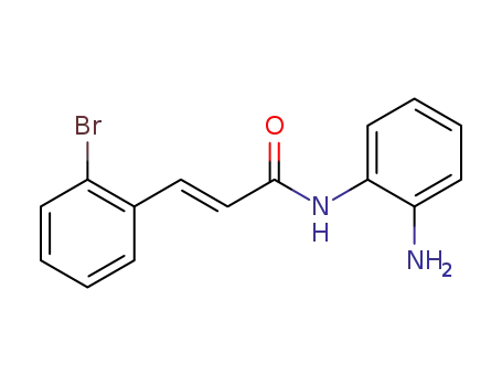 Molecular Structure of 1476043-75-0 ((E)-N-(2-aminophenyl)-3-(2-bromophenyl)acrylamide)