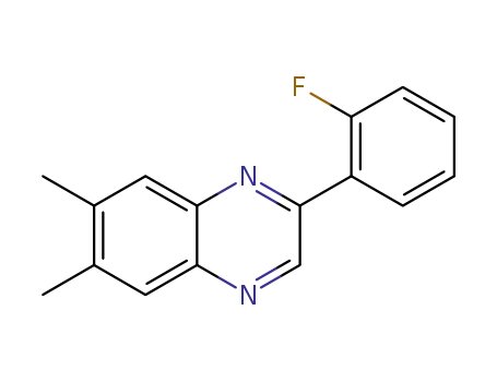 2-(2-fluorophenyl)-6,7-dimethylquinoxaline