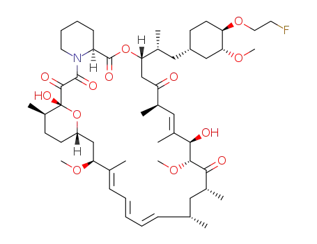 Molecular Structure of 1422173-29-2 (42-O-(2-fluoroethyl)rapamycin)