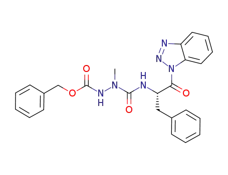 Molecular Structure of 1429433-35-1 (Cbz-AzaAla-Phe-Bt)