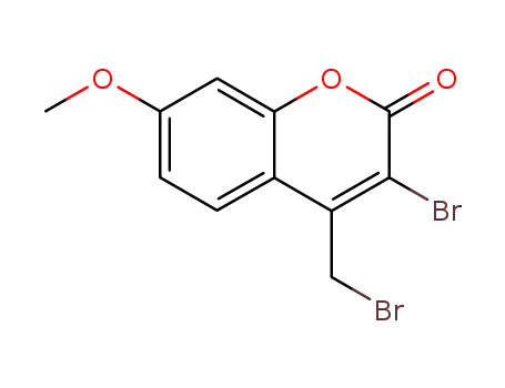 3-Bromo-4-(bromomethyl)-7-methoxy-2H-1-benzopyran-2-one