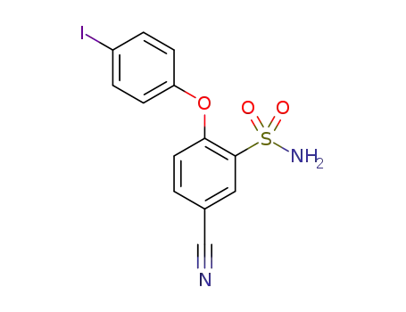 4-(4-iodophenoxy)-3-sulfamoylbenzonitrile