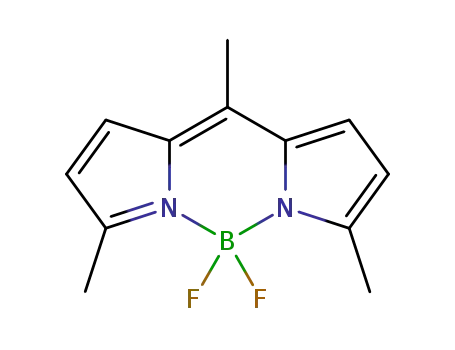 Molecular Structure of 1449105-33-2 (4,4-difluoro-3,5,8-trimethyl-4-bora-3a,4a-diaza-s-indacene)