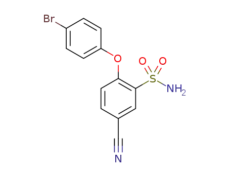 4-(4-bromophenoxy)-3-sulfamoylbenzonitrile