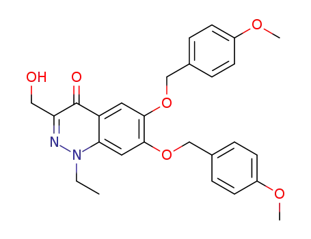 1-ethyl-3-(hydroxymethyl)-6,7-bis((4-methoxybenzyl)oxy)cinnolin-4(1H)-one