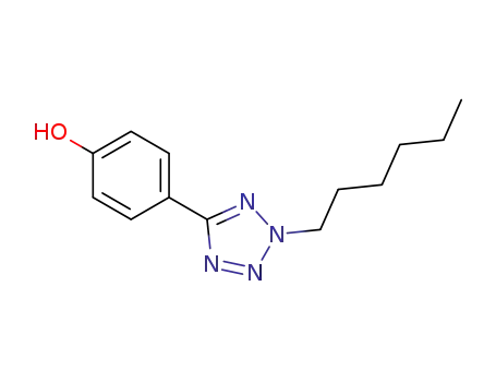 4-(2-hexyl-2H-tetrazol-5-yl)phenol