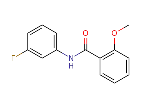 Molecular Structure of 5215-37-2 (N-(3-fluorophenyl)-2-methoxybenzamide)