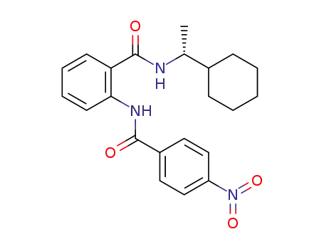 (R)-N-(1-cyclohexylethyl)-2-(4-nitrobenzamido)benzamide