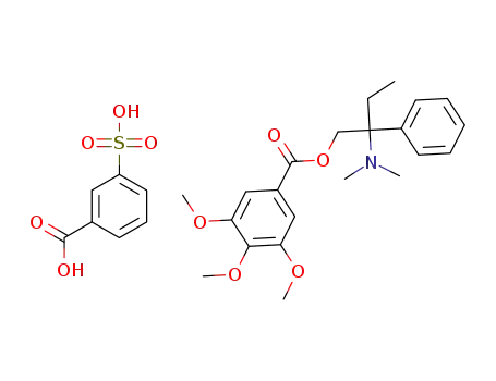 trimebutine 3-sulfobenzoic acid salt