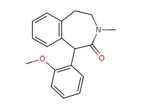4,5-dihydro-1-(2-methoxyphenyl)-3-methyl-1H-benzo[d]azepin-2(3H)-one