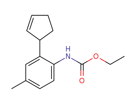 ethyl [2-(cyclopent-2-en-1-yl)-4-methylphenyl]carbamate