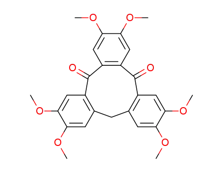 (2,3,7,8,12,13)-hexamethoxy-5H-tribenzo[a,d,g]cyclononene-5,10(15H)-dione