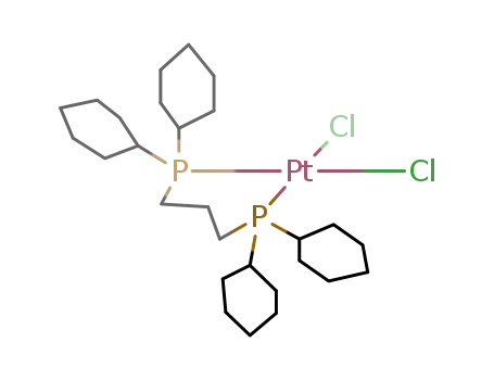 bis[dicyclohexylphosphino]propane platinum (II) chloride
