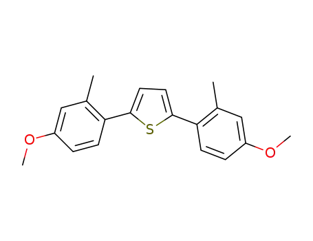 2,5-bis(4-methoxy-2-methylphenyl)thiophene