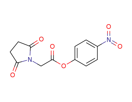 Molecular Structure of 75659-75-5 (4-nitrophenyl (2,5-dioxopyrrolidin-1-yl)acetate)