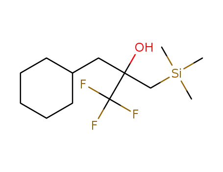 3-cyclohexyl-1,1,1-trifluoro-2-((trimethylsilyl)methyl)propan-2-ol