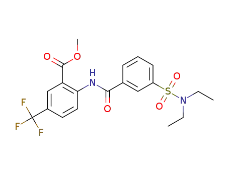 methyl 2-(3-(N,N-diethylsulfamoyl)benzamido)-5-(trifluoromethyl)benzoate