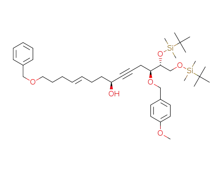 (2R,3S,7S,E)-14-(benzyloxy)-1,2-bis((tert-butyldimethylsilyl)oxy)-3-((4-methoxybenzyl)oxy)tetradec-10-en-5-yn-7-ol