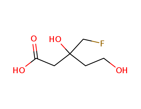 Pentanoic acid, 3-(fluoromethyl)-3,5-dihydroxy-