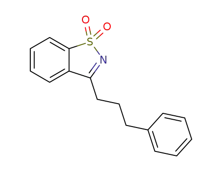Molecular Structure of 1407149-95-4 (3-(3-phenylpropyl)benzo[d]isothiazole 1,1-dioxide)