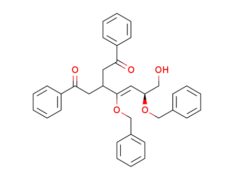(S,Z)-3-(1,3-bis(benzyloxy)-4-hydroxybut-1-enyl)-1,5-diphenylpentane-1,5-dione