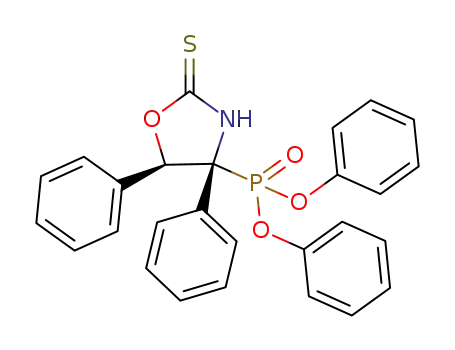 diphenyl ((4R,5R)-4,5-diphenyl-2-thioxooxazolidin-4-yl)phosphonate