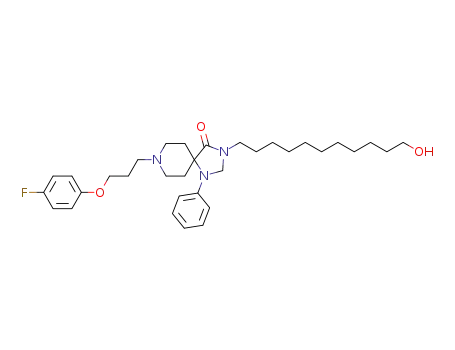 3-[11-hydroxyundecyl]-8-[3-(4-fluorophenoxy)propyl]-1-phenyl-1,3,8-triazaspiro[4,5]decan-4-one