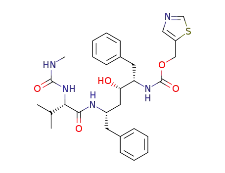 Molecular Structure of 176655-57-5 (Des(isopropylthiazolyl) Ritonavir)