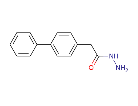 Molecular Structure of 139277-58-0 (4-BIPHENYLACETIC ACID HYDRAZIDE)