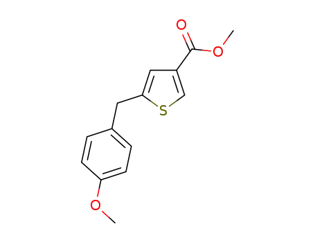 methyl 5-(4-methoxybenzyl)thiophene-3-carboxylate