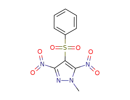1-methyl-3,5-dinitro-4-(phenylsulfonyl)-1H-pyrazole