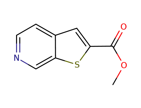 Molecular Structure of 870243-58-6 (Methyl thieno[2,3-c]pyridine-2-carbo×ylate)