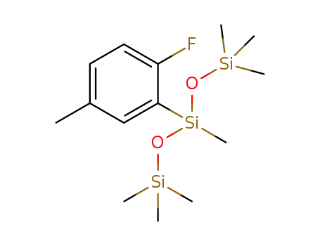 Molecular Structure of 1583285-93-1 (C<sub>14</sub>H<sub>27</sub>FO<sub>2</sub>Si<sub>3</sub>)