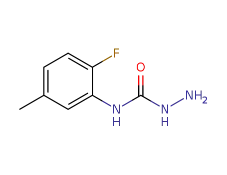 Molecular Structure of 918824-71-2 (Hydrazinecarboxamide, N-(2-fluoro-5-methylphenyl)-)