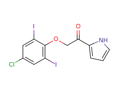 C<sub>12</sub>H<sub>8</sub>ClI<sub>2</sub>NO<sub>2</sub>