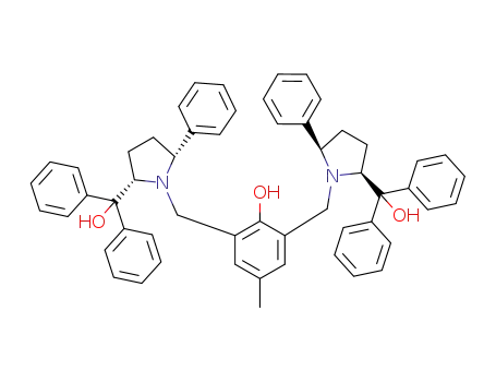((2S,2'S,5R,5’R)-1,1'-((2-hydroxy-5-methyl-1,3-phenylene)-bis-(methylene))-bis-(5-phenylpyrrolidine-2,1-diyl))-bis-(diphenyl-methanol)