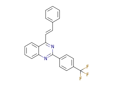 (E)-4-styryl-2-(4-(trifluoromethyl)phenyl)quinazoline